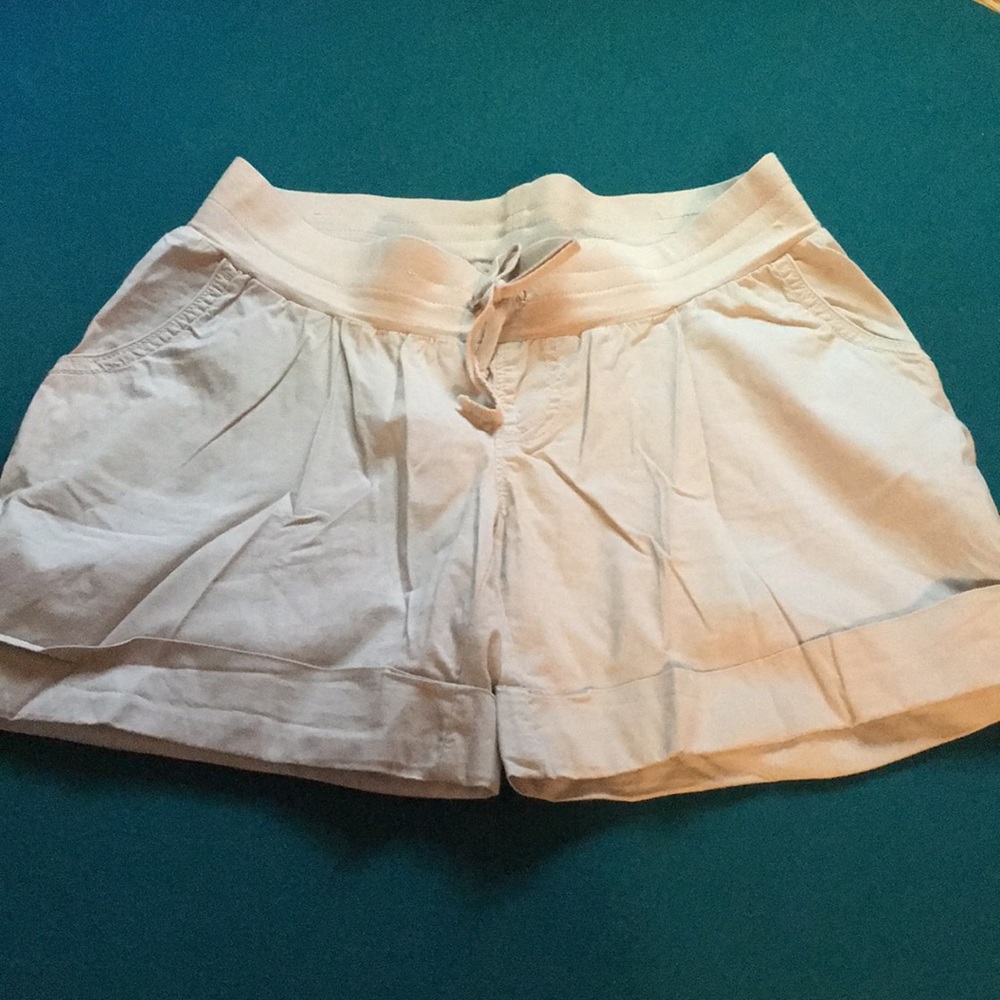 Maternity Khaki Shorts